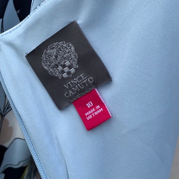 Vince Camuto Crepe Knit Bell Sleeve Dress - Picture 12 of 15